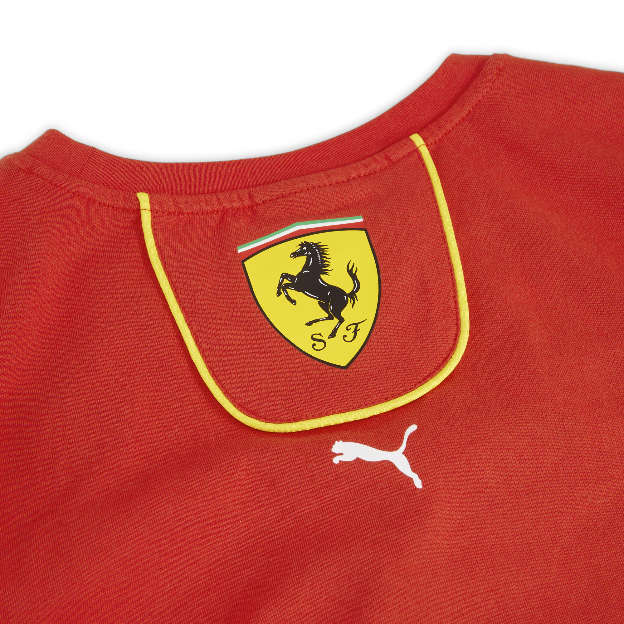 Puma Scuderia Ferrari 2024 Replica Collection Team Tee Youth, Red, Size 3-4Y, Clothing