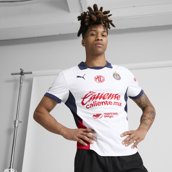 Jersey Hombre Chivas Away Replica 24-25, PUMA White, large-MEX