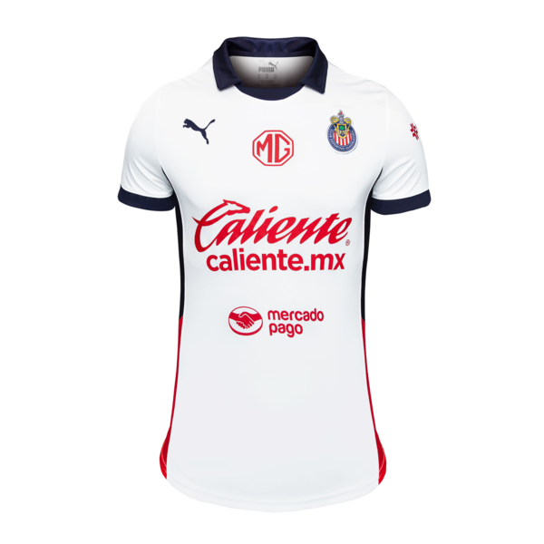Jersey Mujer Chivas Away Replica 24/25, PUMA White, large-MEX