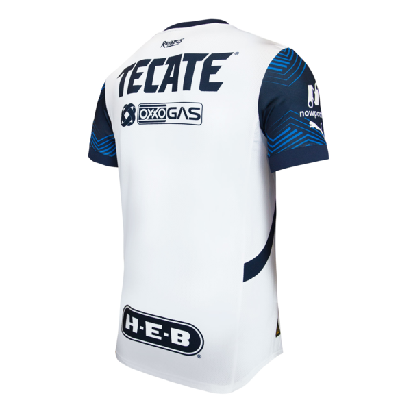 Jersey Hombre Monterrey Away Replica 24-25, PUMA White, large-MEX