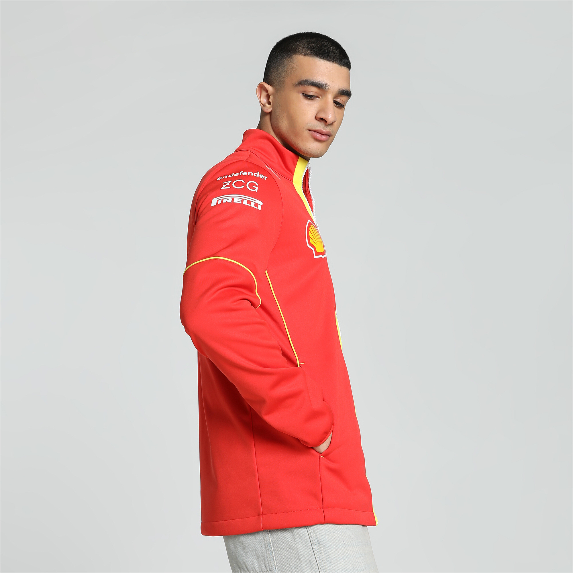 Męska Kurtka Softshell Scuderia Ferrari Team