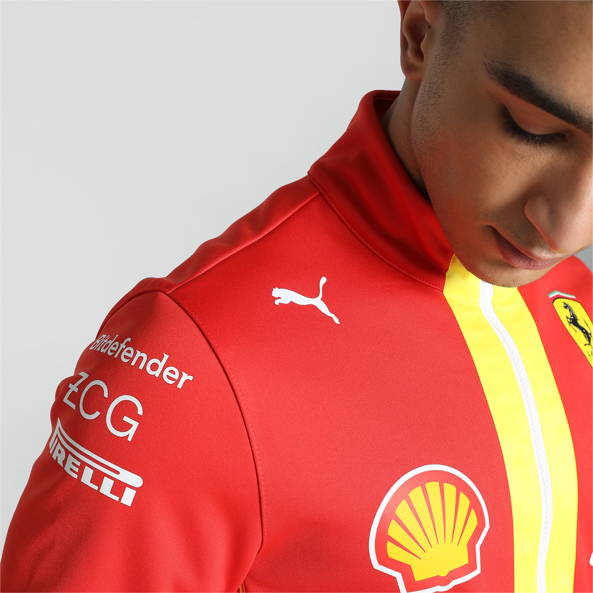 Męska Kurtka Softshell Scuderia Ferrari Team