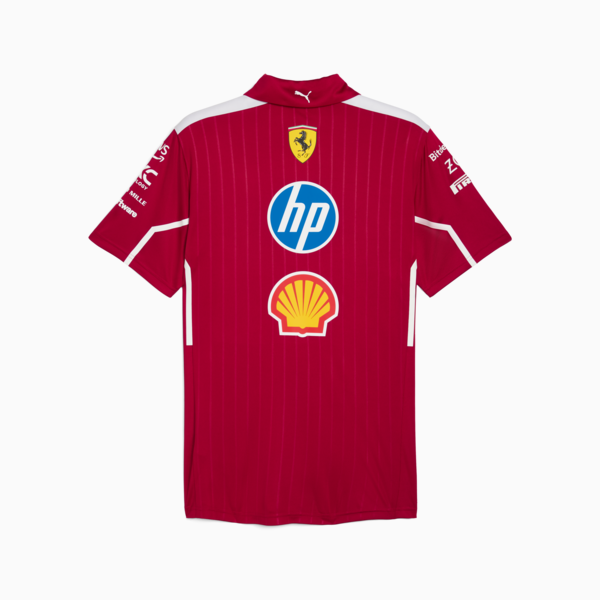 Scuderia Ferrari HP 2025 Team Polo Men, Dark Cherry, large-ZAF