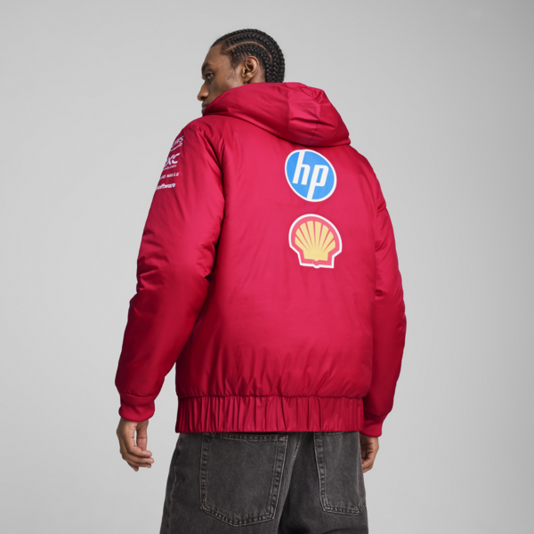Scuderia Ferrari Team Reversible Jacket Men, Dark Cherry, large-ZAF