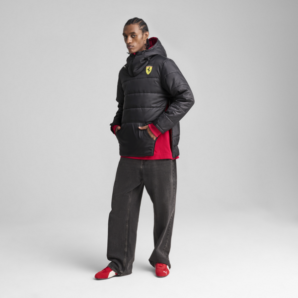 Scuderia Ferrari Team Reversible Jacket Men, Dark Cherry, large-ZAF