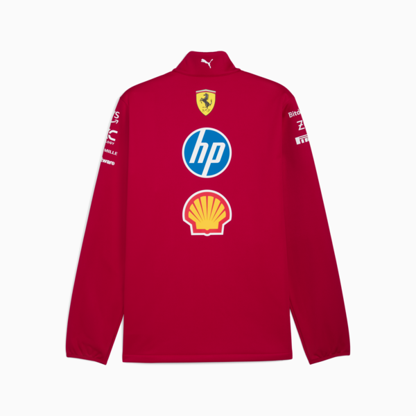 Chamarra Softshell Scuderia Ferrari 2025 Team Hombre, Dark Cherry, large-MEX