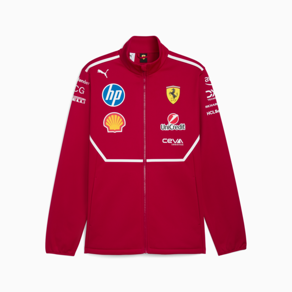Chamarra Softshell Scuderia Ferrari 2025 Team Hombre, Dark Cherry, large-MEX