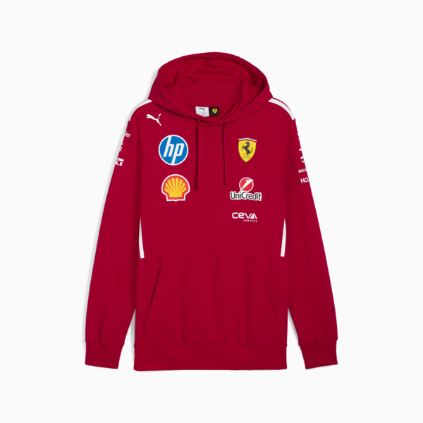 Sudadera de Scuderia Ferrari 2025 Team para hombre, Dark Cherry, large-MEX