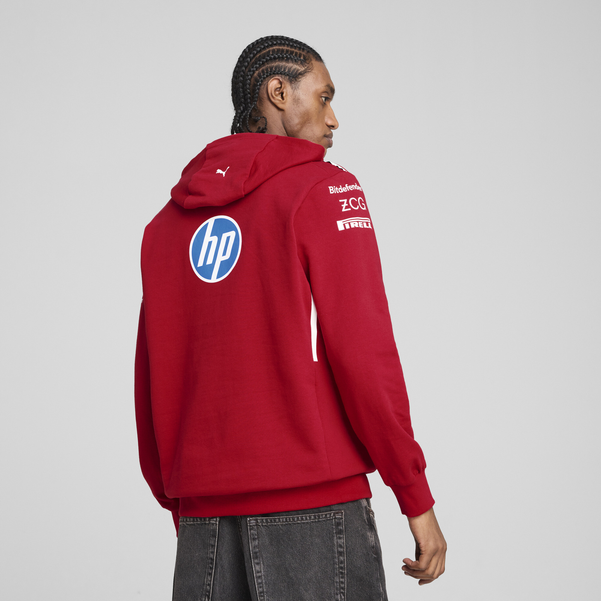 PUMA Scuderia Ferrari HP 2025 Driver hoodie voor Heren, Maat 3XL thumbnail 5