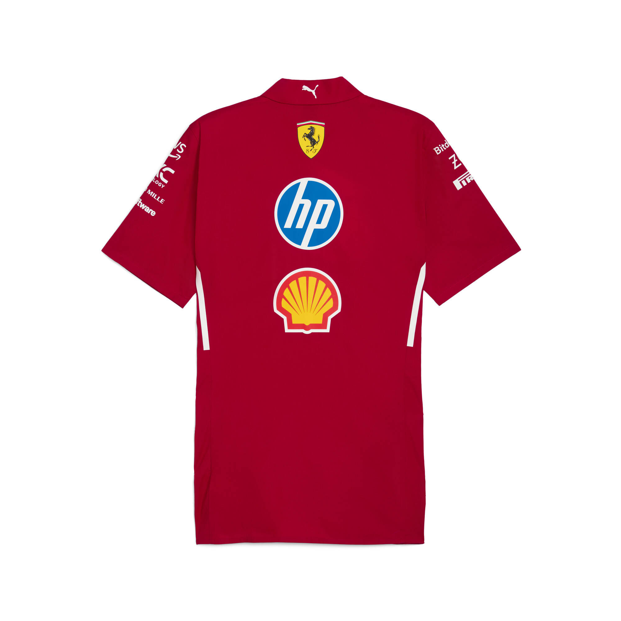 Scuderia Ferrari HP 2025 Team overhemd voor Heren, Maat M | PUMA