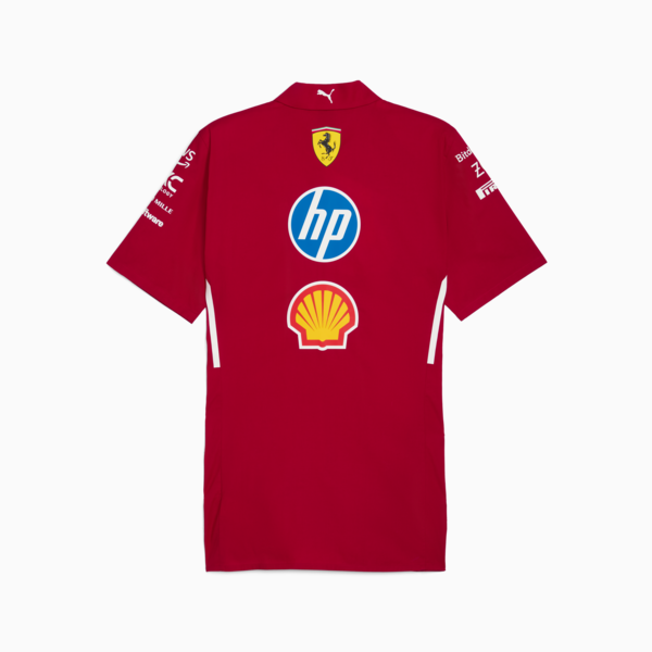 Scuderia Ferrari HP 2025 Team Shirt Men, Dark Cherry, large-ZAF