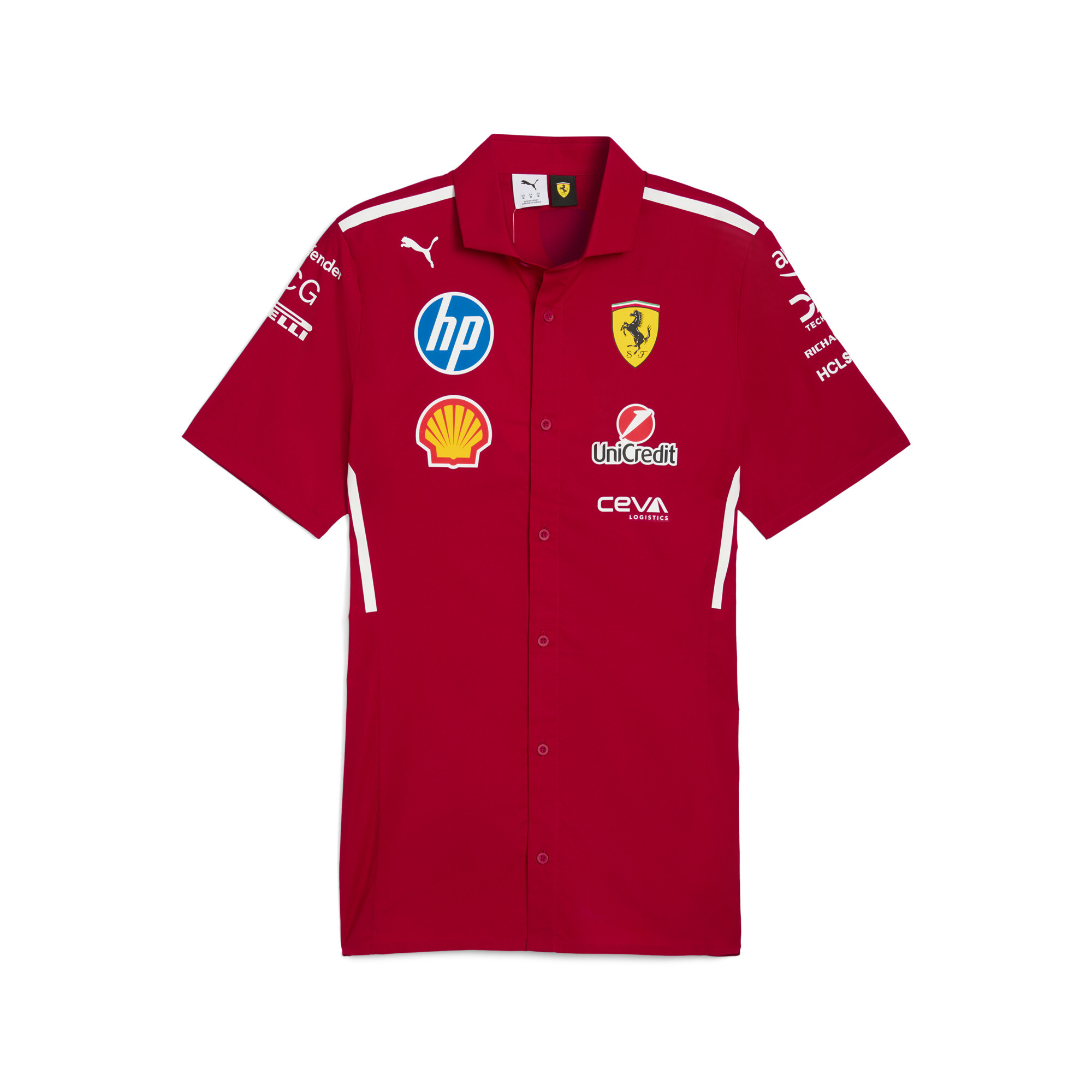 PUMA Scuderia Ferrari HP 2025 Team overhemd voor Heren, Maat XXL thumbnail 3