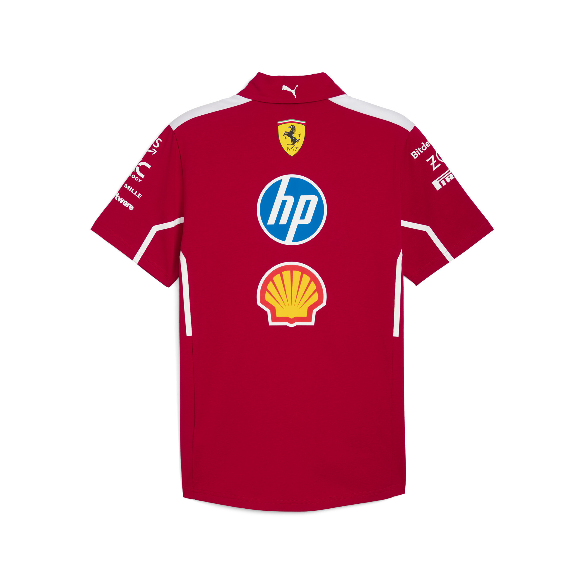 Ferrari Teamline Polo 2025 L - Lewis Hamilton - Charles LeClerc - Formule 1