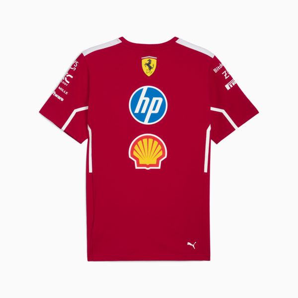 Playera Scuderia Ferrari 2025 Team para hombre, Dark Cherry, large-MEX