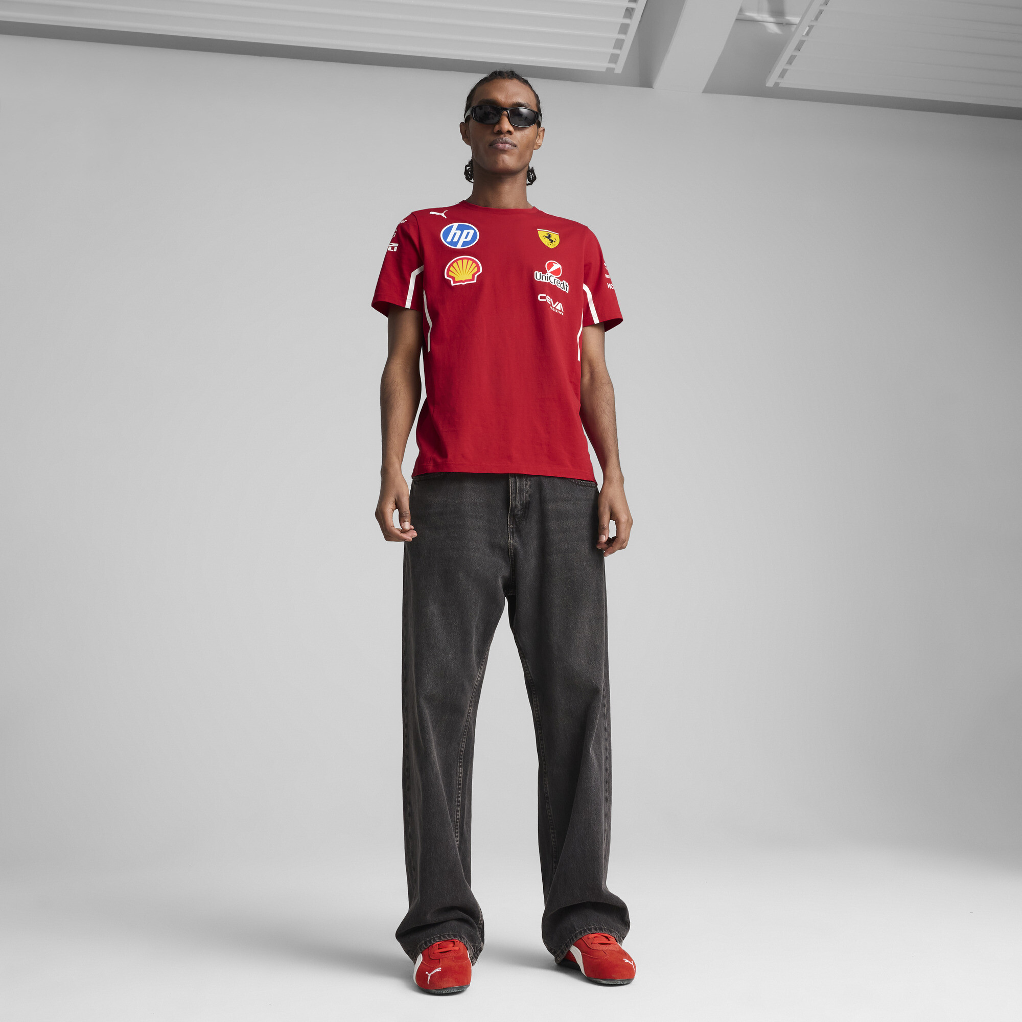 PUMA Scuderia Ferrari HP 2025 Team T-shirt voor Heren, Maat S thumbnail 4