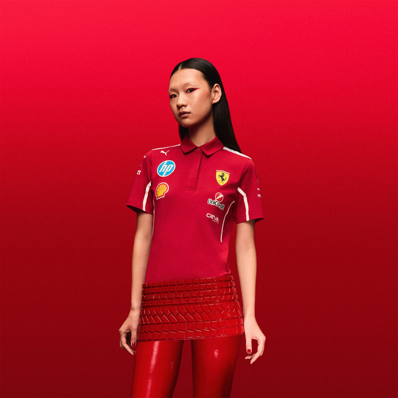 Women's PUMA Scuderia Ferrari 2025 Team Motorsport Polo