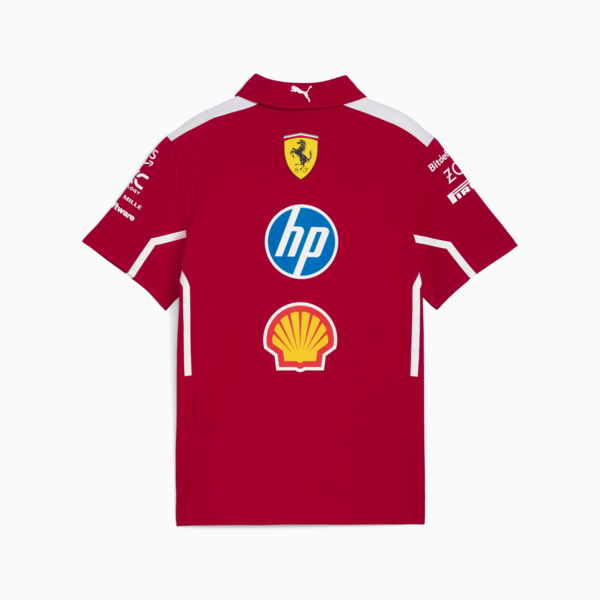 Playera polo Scuderia Ferrari 2025 Replica, Dark Cherry, large-MEX