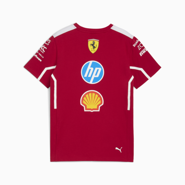 Playera Scuderia Ferrari 2025 Team juvenil, Dark Cherry, large-MEX