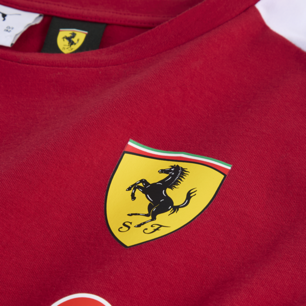 Playera Scuderia Ferrari 2025 Team juvenil, Dark Cherry, large-MEX