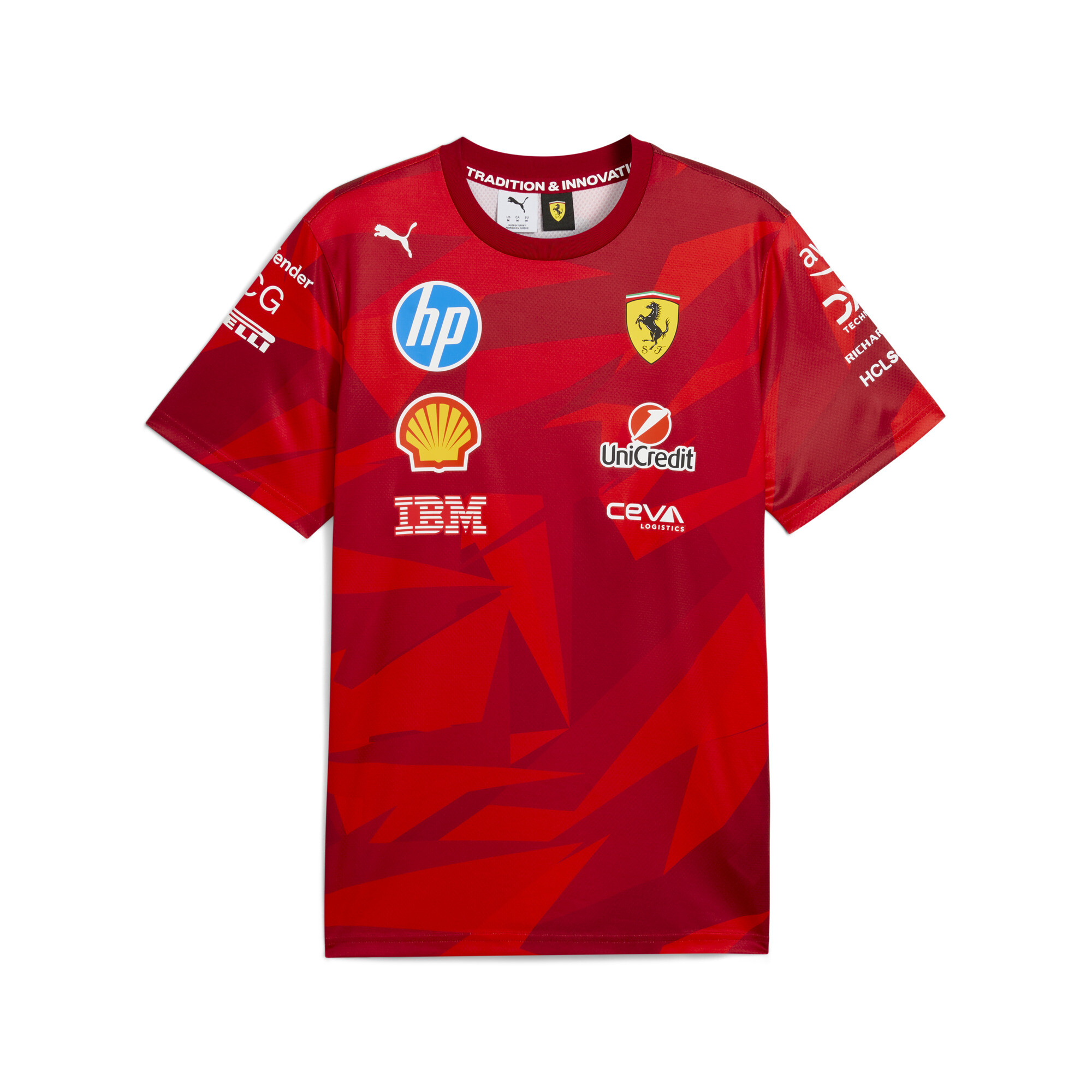 PUMA Scuderia Ferrari HP 20 Years of Rood Replica Vegas T-shirt voor Heren, Maat 3XL thumbnail 3