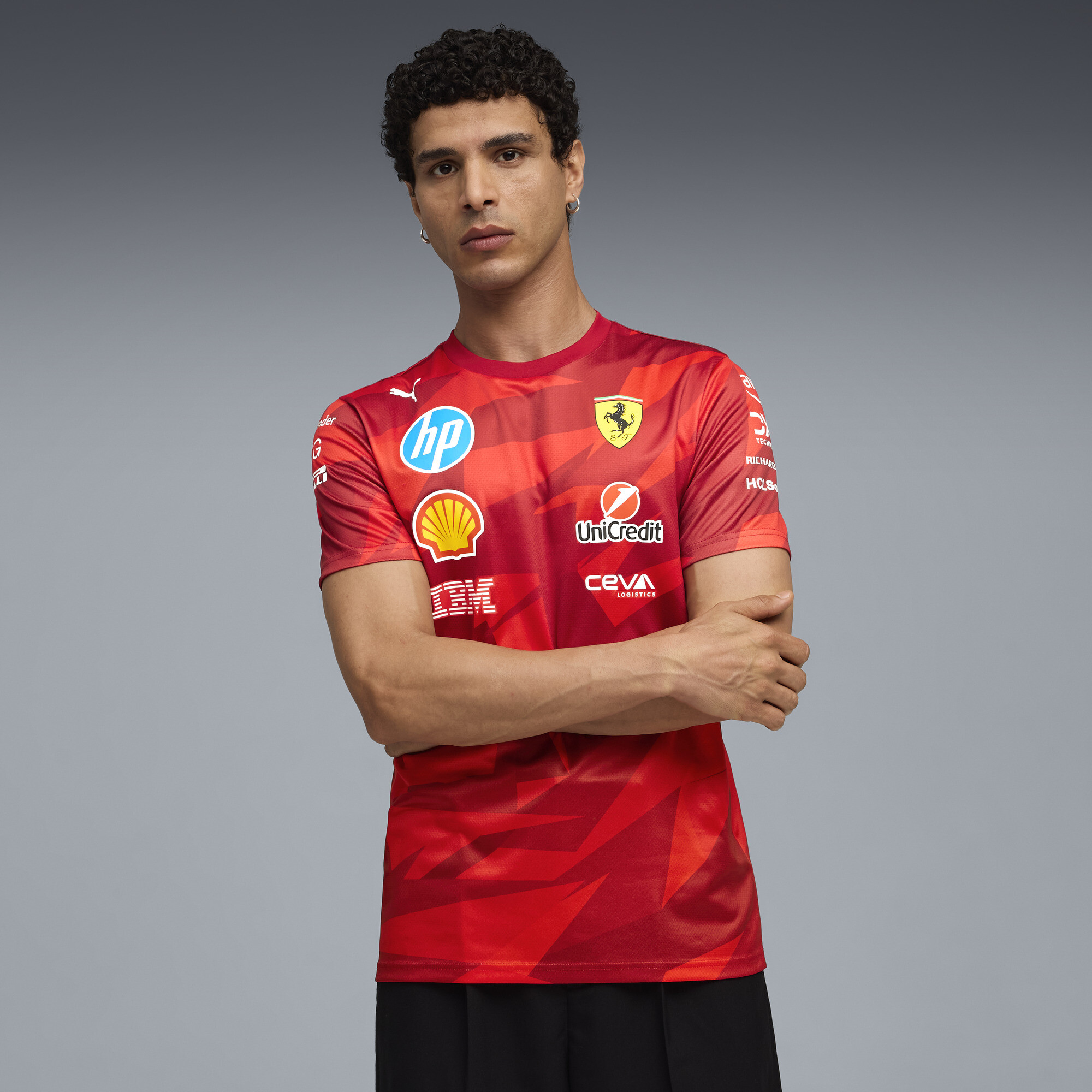 PUMA Scuderia Ferrari HP 20 Years of Rood Replica Vegas T-shirt voor Heren, Maat 3XL