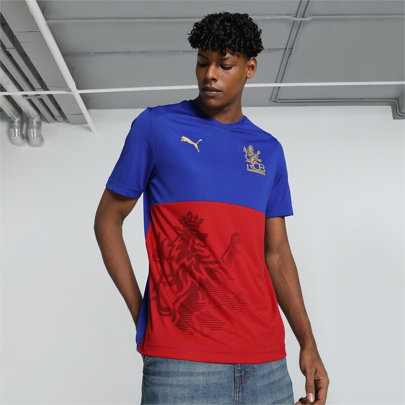Men's PUMA X RCB 2024 Fan Jersey in Red/Blue size L