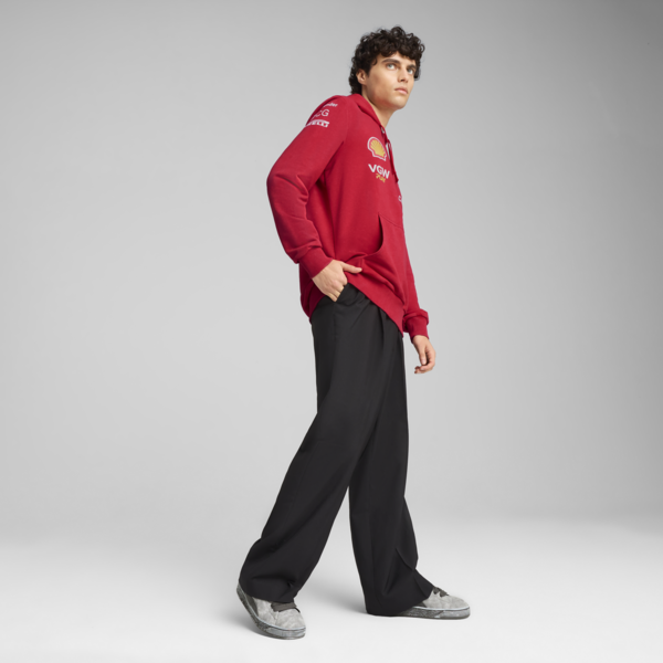 Scuderia Ferrari Desert Sun Replica Team Hoodie Men, Rosso Corsa, large-ZAF