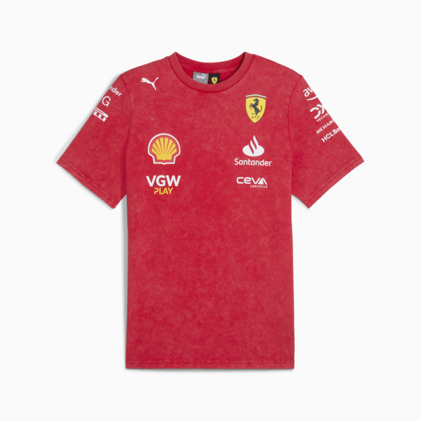 Scuderia Ferrari Desert Sun Replica Team Tee Men, Rosso Corsa, large-ZAF