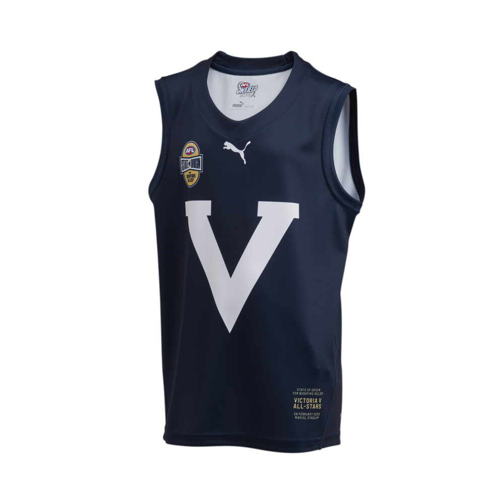 State Of Origin Victoria Youth S Replica Guernsey Blue Puma