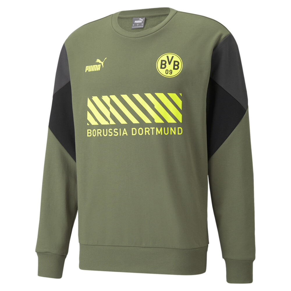 фото Толстовка bvb ftblculture crew neck men's football sweater puma