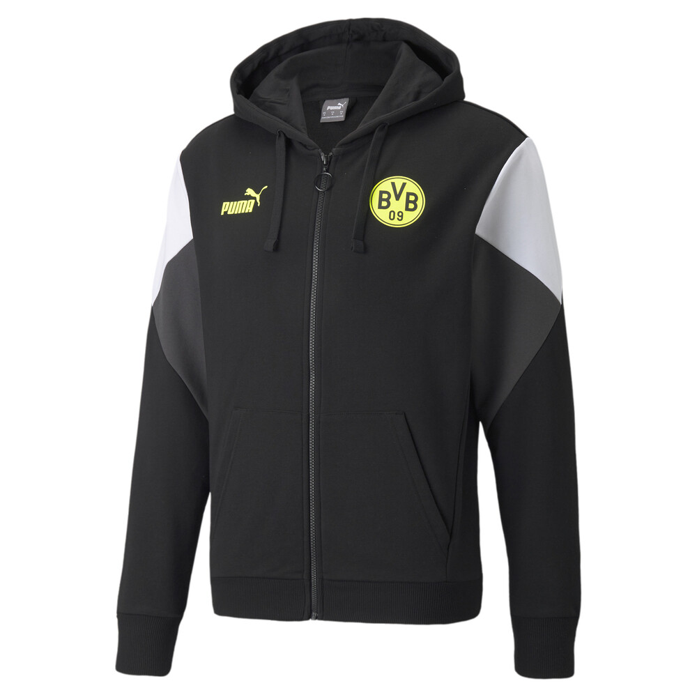 фото Толстовка bvb ftblculture full-zip men's football hoodie puma
