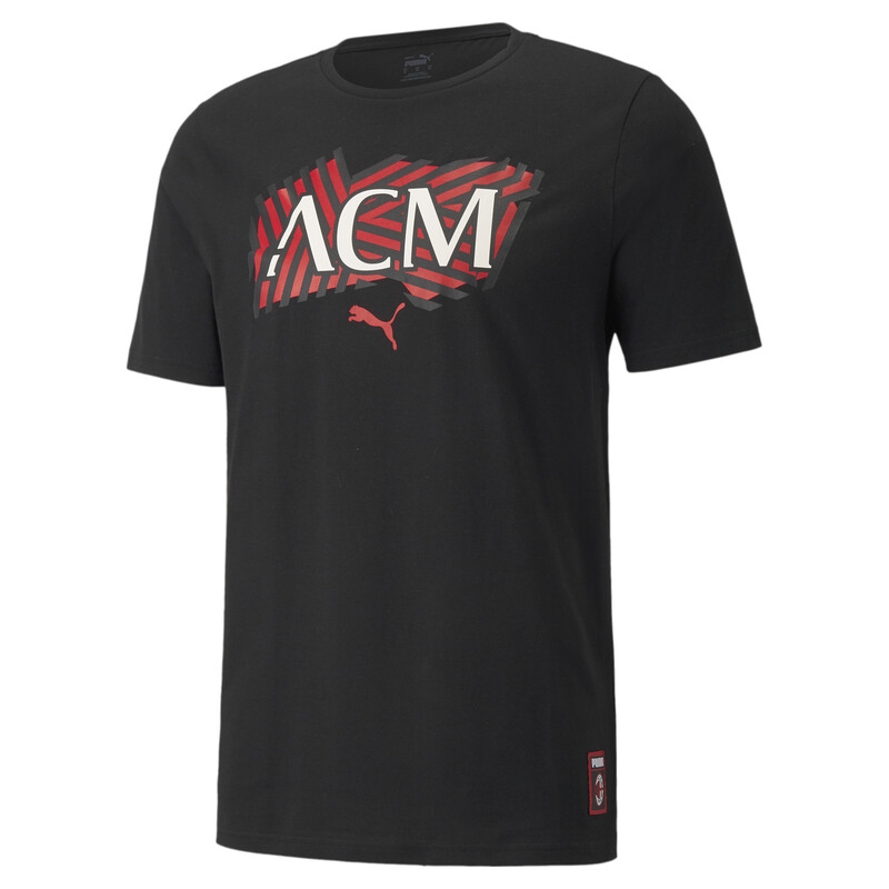 

Men's PUMA AC Milan Football Core T-Shirt, Black/red