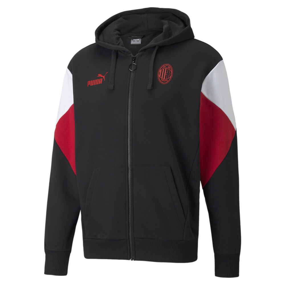 фото Толстовка ac milan ftblculture full-zip men's football hoodie puma