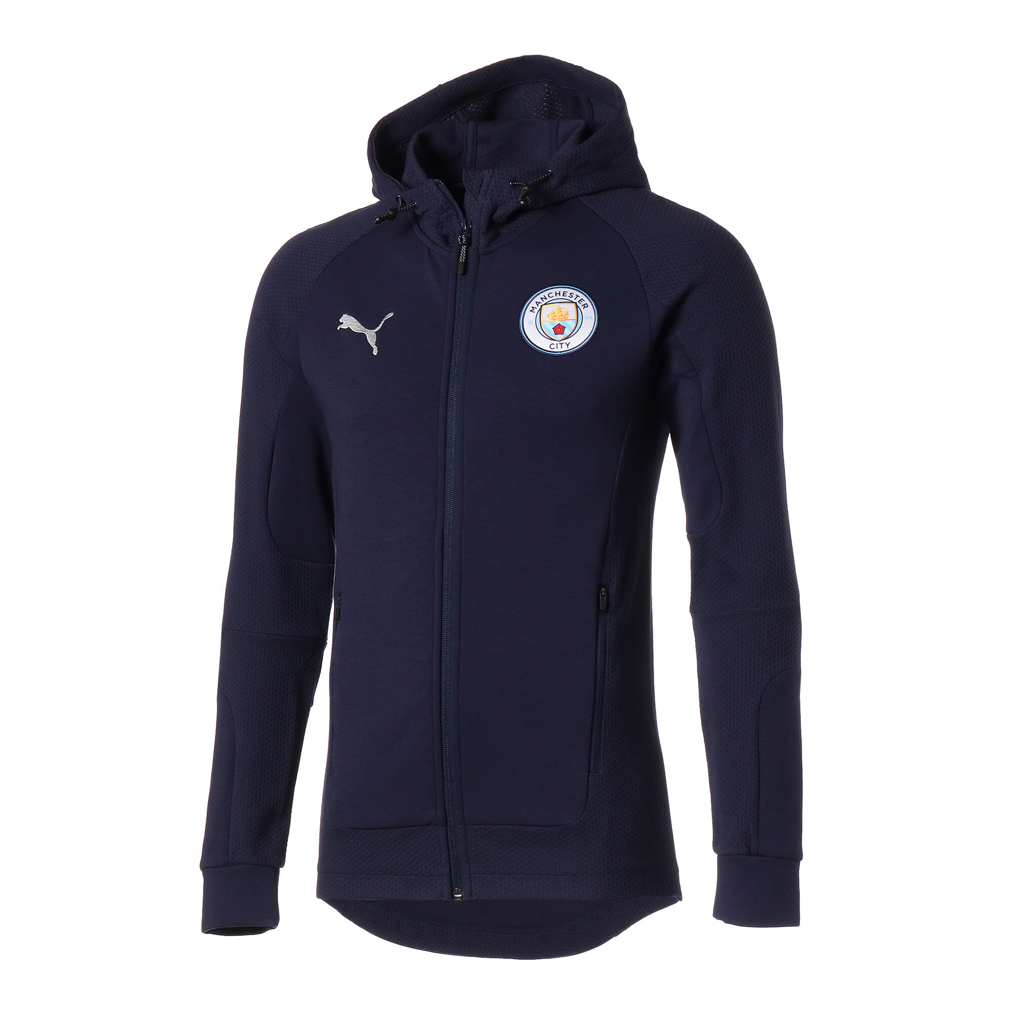 【プーマ公式通販】 プーマ マンチェスター シティー MCFC カジュアル フーデッド ジャケット メンズ Peacoat-Quarry ｜PUMA.com