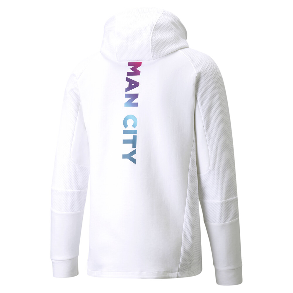 фото Толстовка man city casuals men's football hooded jacket puma