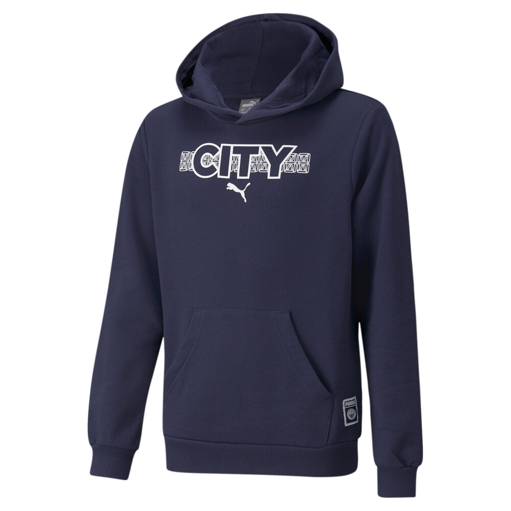 фото Детская толстовка man city ftblcore youth football hoodie puma