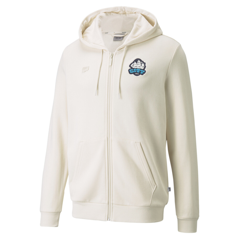 фото Толстовка man city ftblfeat full-zip men's football hoodie puma