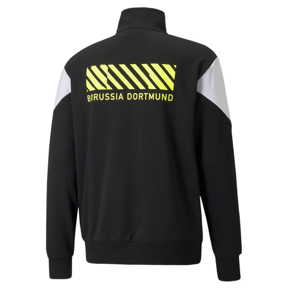 фото Толстовка bvb ftblculture half-zip men's football sweater puma