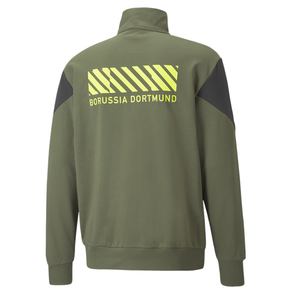 фото Толстовка bvb ftblculture half-zip men's football sweater puma