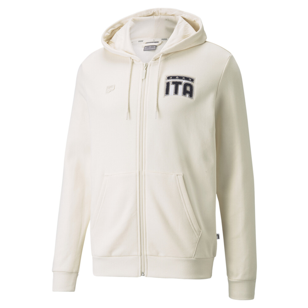 фото Толстовка figc ftblfeat full-zip men's football hoodie puma