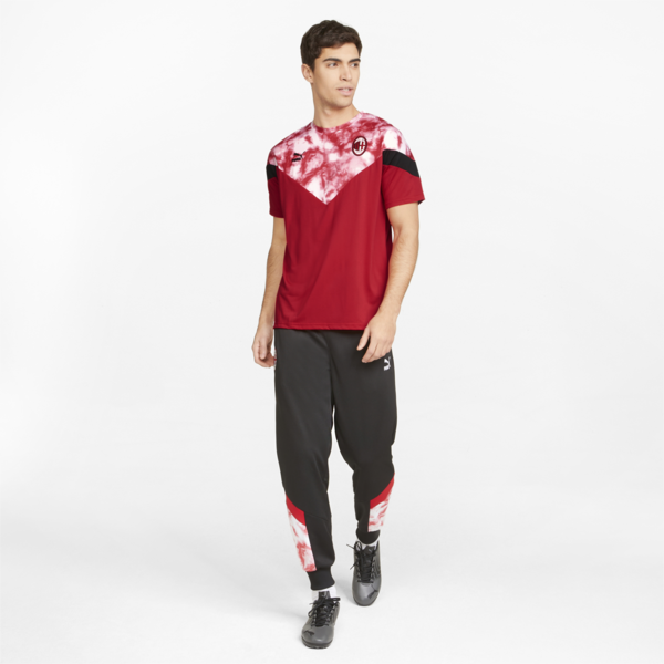 ACM Iconic MCS Men's Football Tee, Tango Red -Puma Black, large-ZAF