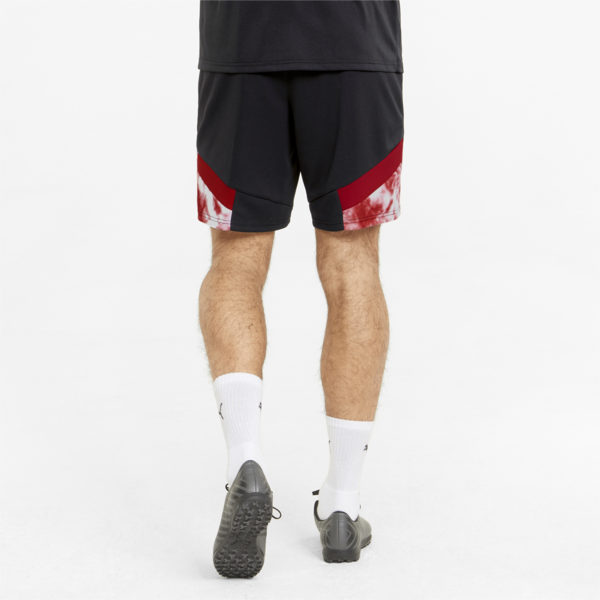 ACM Iconic MCS Mesh Men's Football Shorts, Puma Black-Tango Red, large-ZAF