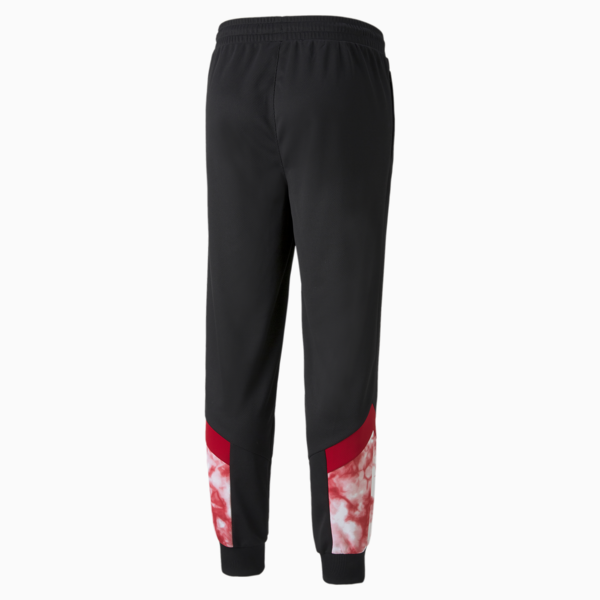 ACM Iconic MCS Men's Football Track Pants, Puma Black-Tango Red, large-ZAF