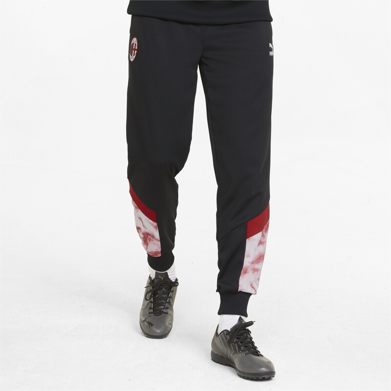 Men's PUMA AC Milan Iconic MCS Track Pants, Black/red