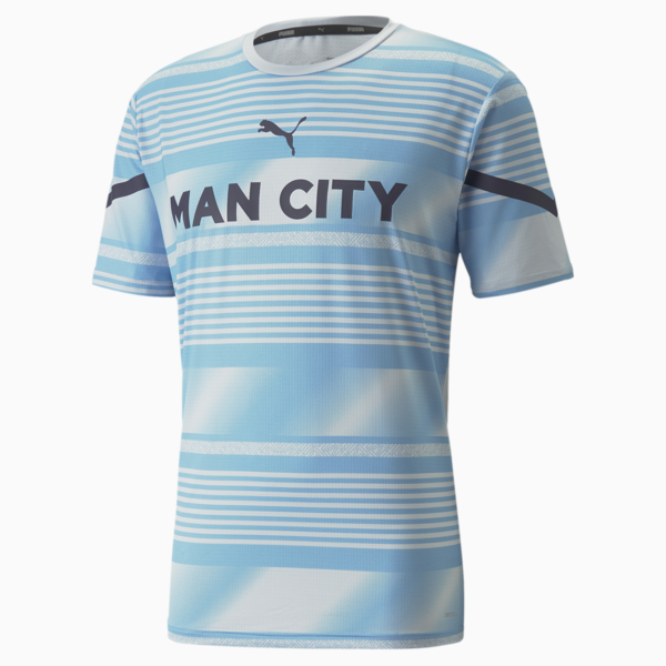 Man City Pre-match Men's Football Jersey, Heather-Peacoat, large-ZAF