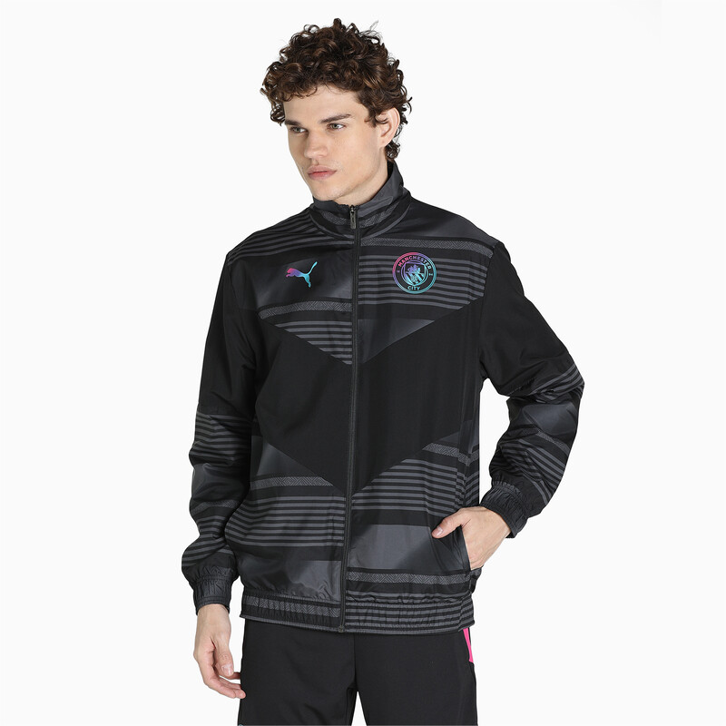 

Men's PUMA Manchester City Prematch Football Jacket, Black
