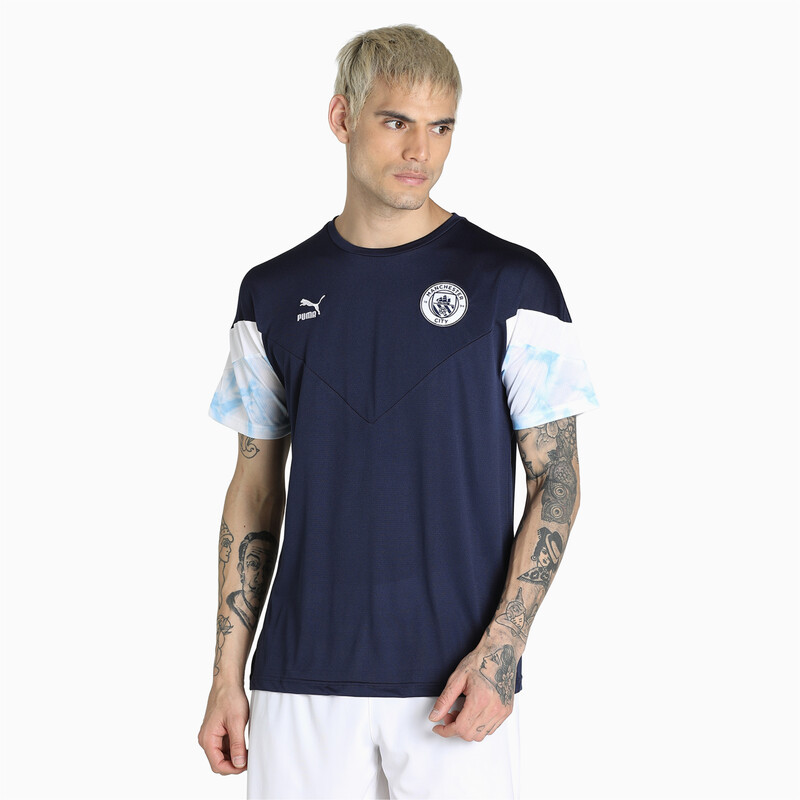 

Men's PUMA Manchester City Iconic MCS T-shirt, White/purple