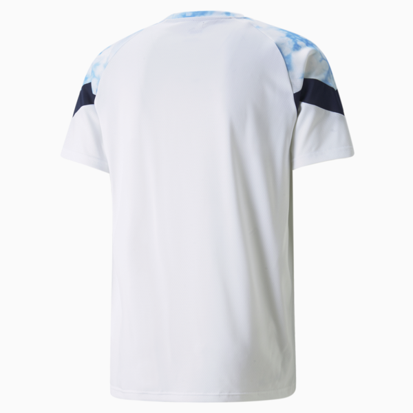 Man City Iconic MCS Men's Football Tee, Puma White-Team Light Blue, large-ZAF