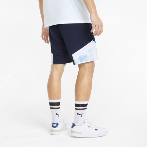 Man City Iconic MCS Mesh Men's Football Shorts, Peacoat-Puma White, large-ZAF