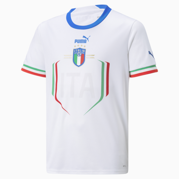 Italy Away 22/23 Replica Jersey Youth, Puma White-Ultra Blue, large-ZAF
